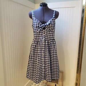 BeBop | Gingham Tie Dress